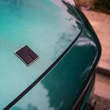 Glossy Laser Green Vinyl Car Wrap K-3009