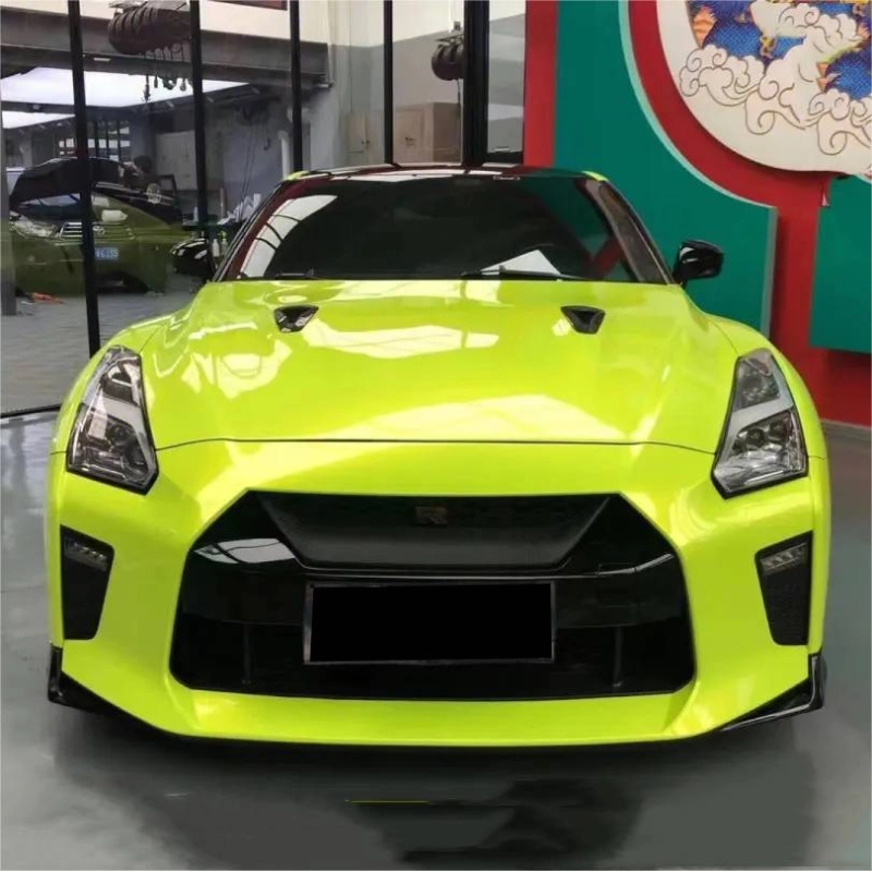 Magic Gold Fluorescence Vinyl Car Wrap K-5002 02