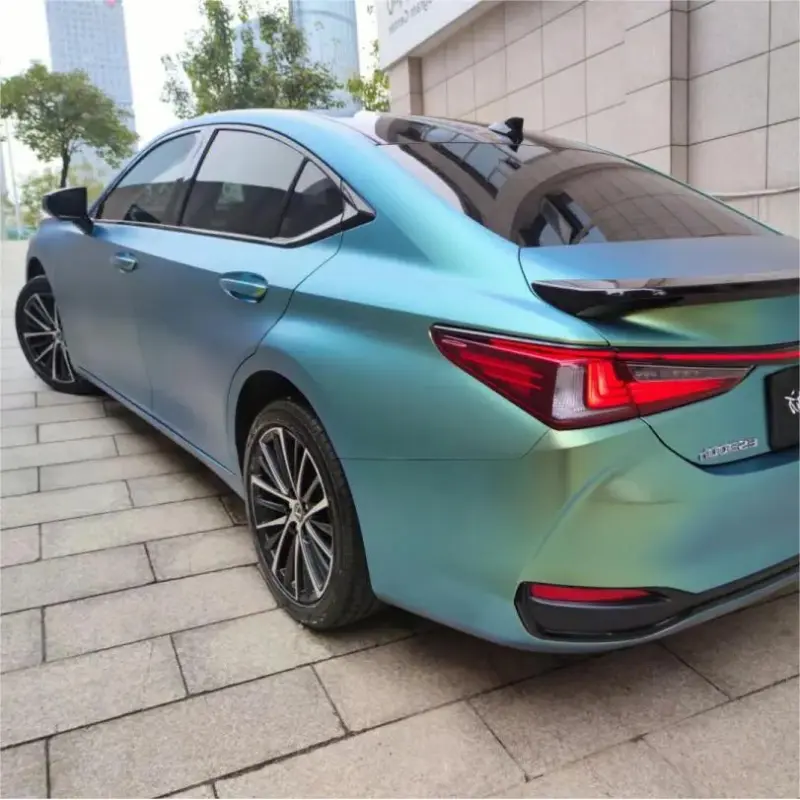 Matte Chameleon Spring Green Vinyl Car Wrap K-4035