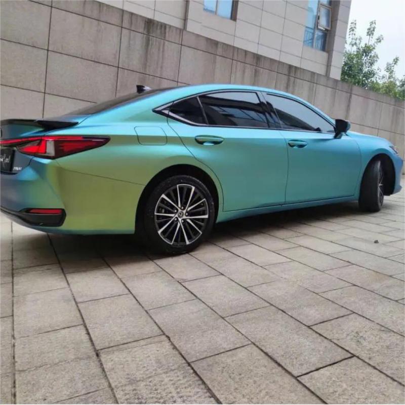 Matte Chameleon Spring Green Vinyl Car Wrap K-4035
