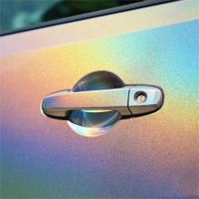 Matte Laser Silver Vinyl Car Wrap K-3014