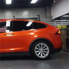 Metal Paint Orange Vinyl Car Wrap K-6021
