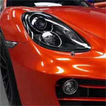 Metal Paint Orange Vinyl Car Wrap K-6021