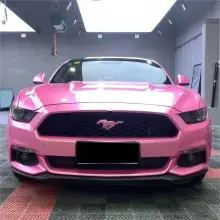 Metal Paint Shell Pink Vinyl Car Wrap K-6013