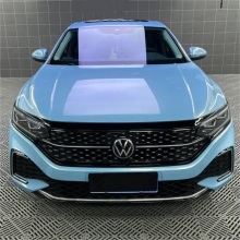 Porsche Blue Vinyl Car Wrap K-1419