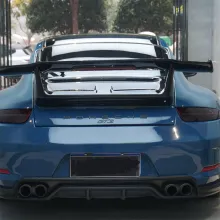 Porsche Deep Blue Vinyl Car Wrap K-1427