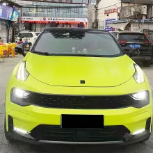 Pure Metal Fluorescein Yellow Vinyl Car Wrap K-9212