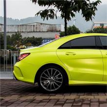 Pure Metal Fluorescein Yellow Vinyl Car Wrap K-9212