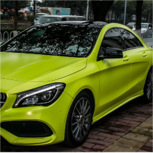 Pure Metal Fluorescein Yellow Vinyl Car Wrap K-9212