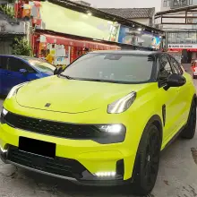Pure Metal Fluorescein Yellow Vinyl Car Wrap K-9212