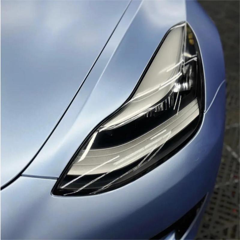 Pure Metal Mist Blue Vinyl Car Wrap K-9219
