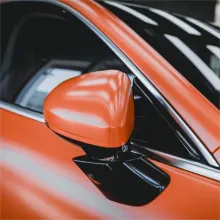 Pure Metal Orange Vinyl Car Wrap K-9225
