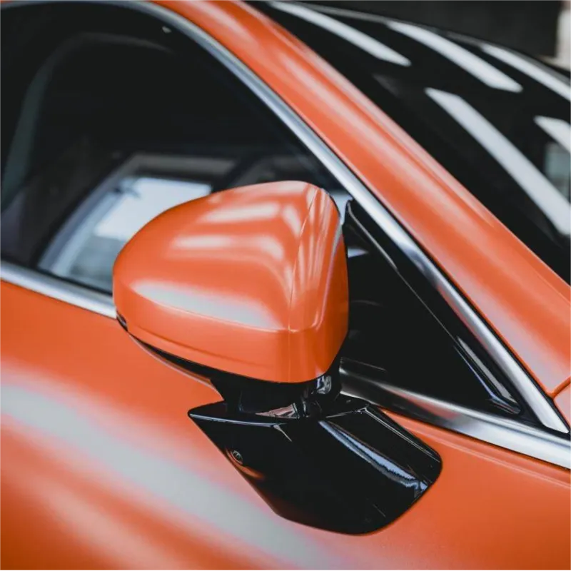 Pure Metal Orange Vinyl Car Wrap K-9225
