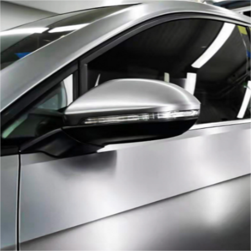 Pure Metal Titanium Grey Vinyl Car Wrap K-9205
