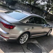 Pure Metal Titanium Grey Vinyl Car Wrap K-9205