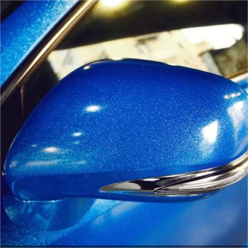 Sparkle Blue Vinyl Car Wrap K-4028