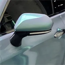 Twin Grey Green Vinyl Car Wrap K-1706