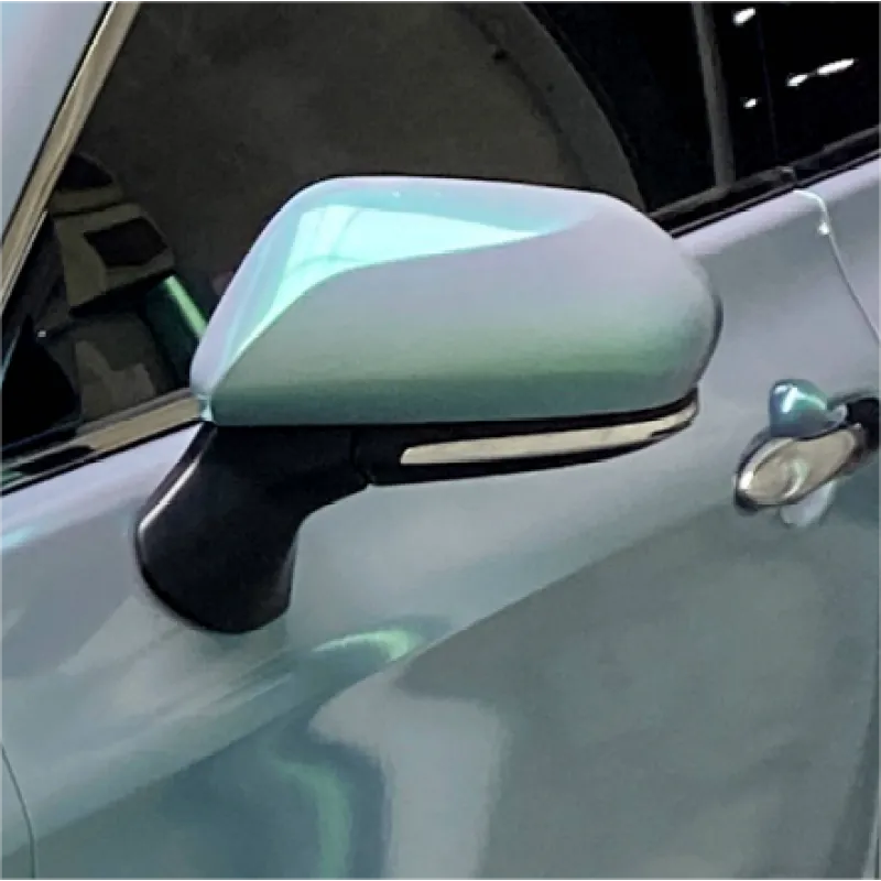 Twin Grey Green Vinyl Car Wrap K-1706