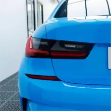 Glossy Blue Sky Vinyl Car Wrap K-1908