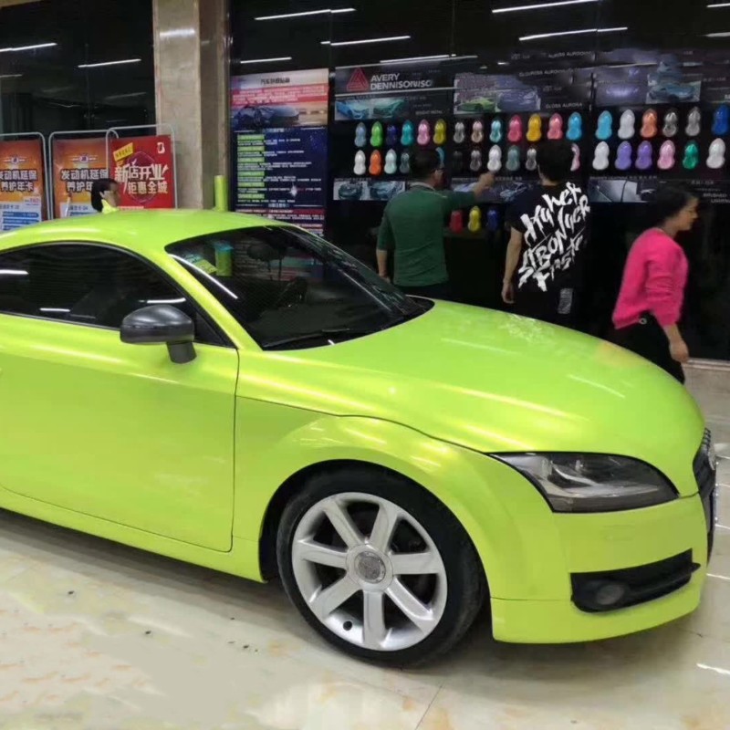 Fluorescencet Green Vinyl Car Wrap K-8006