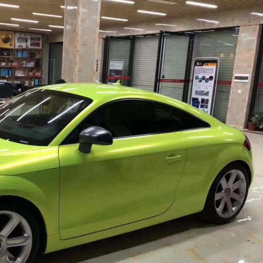 Fluorescencet Green Vinyl Car Wrap K-8006