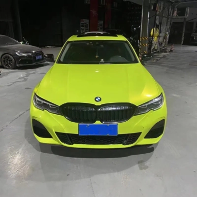 Fluorescencet Green Vinyl Car Wrap K-8006 02