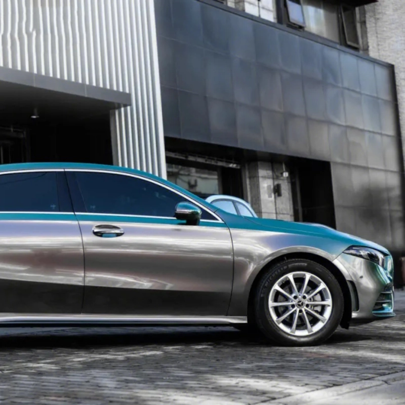 Micro Celadon Green Vinyl Car Wrap K-3000 02