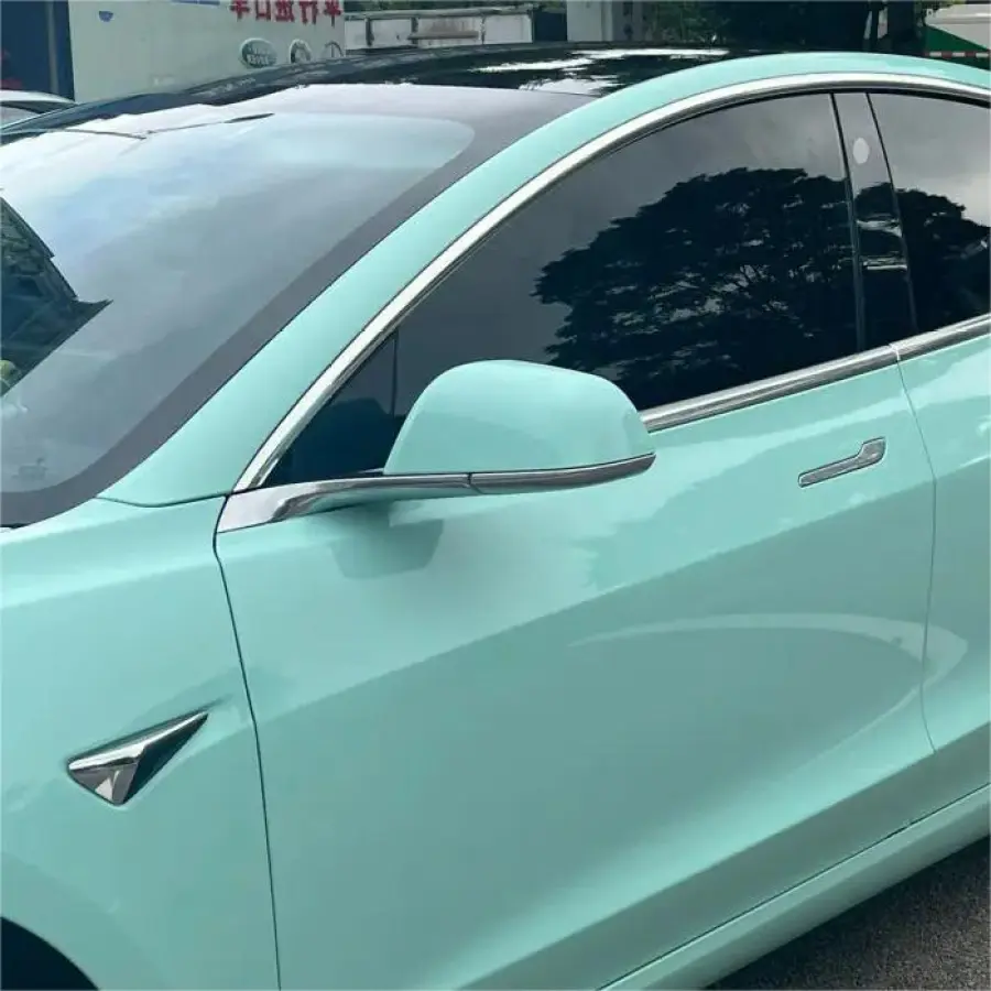 Cragginess Green Vinyl Car Wrap K-1405