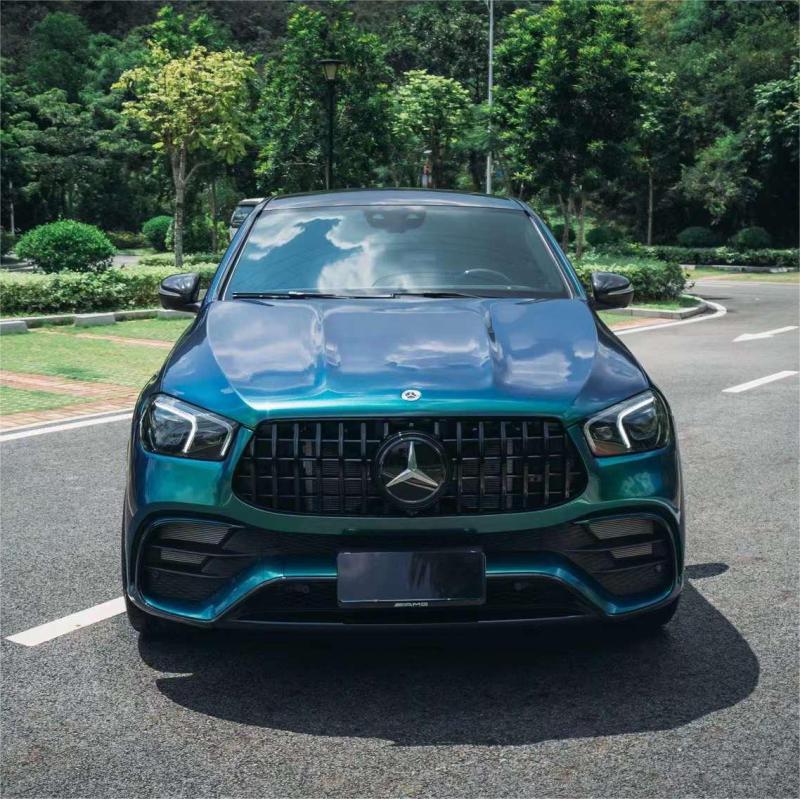 Diamond Aurora Green Vinyl Car Wrap K-1406