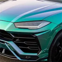 Diamond Aurora Green Vinyl Car Wrap K-1406