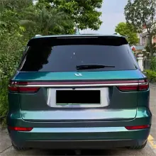 Diamond Aurora Green Vinyl Car Wrap K-1406
