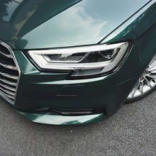 Car Original Color Glossy Gothic Blue Green Vinyl Car Wrap For Audi