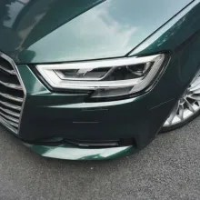 Car Original Color Glossy Gothic Blue Green Vinyl Car Wrap For Audi