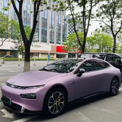 Ultra-Matte Pink Purple Vinyl Car Wrap K-1010 02