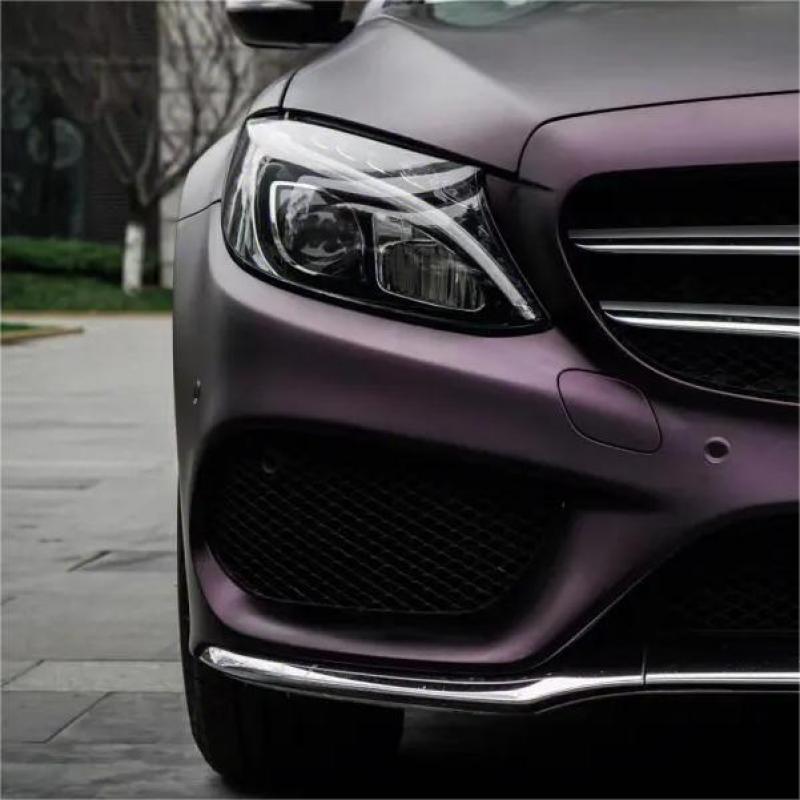 Ultra-Matte Purple Red Vinyl Car Wrap K-1018