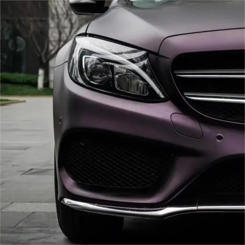 Ultra-Matte Purple Red Vinyl Car Wrap K-1018
