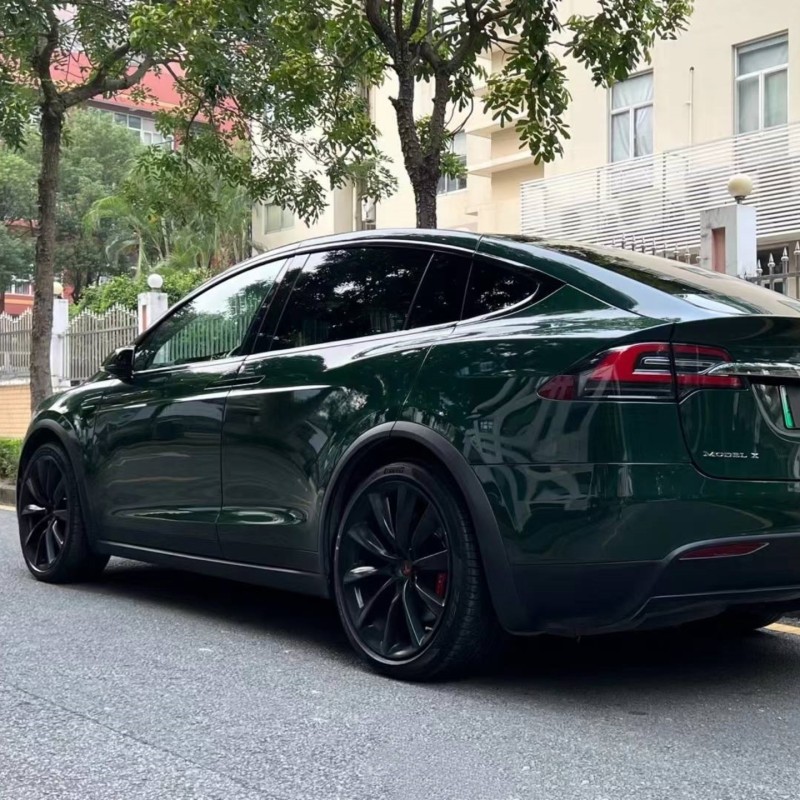 Glossy Viridis Green Vinyl Car Wrap K-1928 02