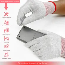 Carbon Fiber Motorcycle Vehicle Vinyl Wrap Gloves