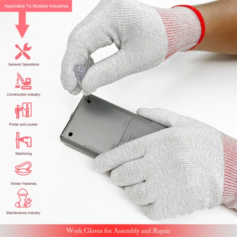 Carbon Fiber Motorcycle Vehicle Vinyl Wrap Gloves