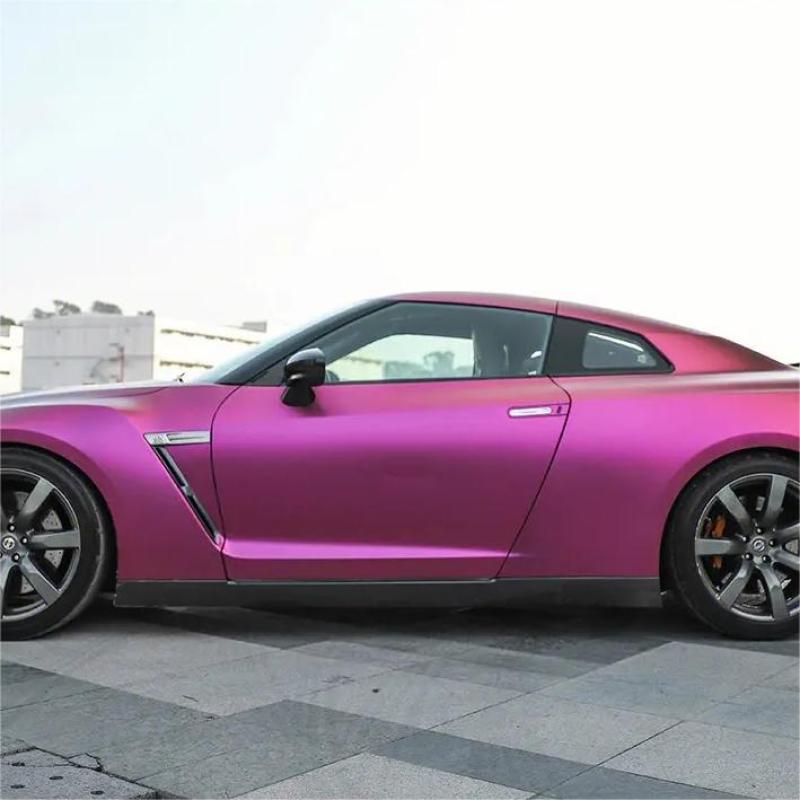 Ultra-Matte Pink Purple Vinyl Car Wrap K-1008