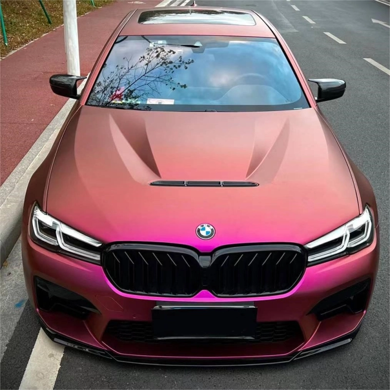 Ultra-Matte Pink Purple Vinyl Car Wrap K-1008 02