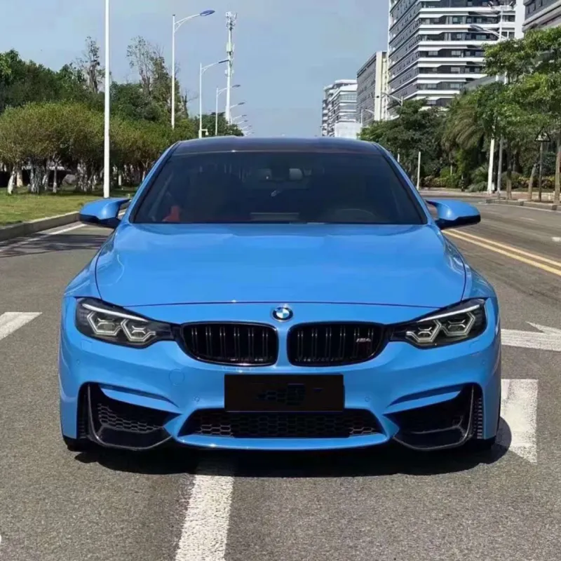 Abudhabi Blue Vinyl Car Wrap K-1909