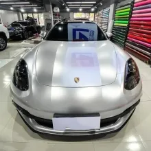 Metal Silver Vinyl Car Wrap K-2107