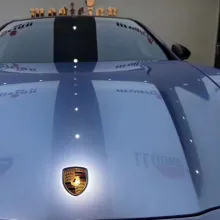 Metal Paint Mist Blue Vinyl Car Wrap K-6008