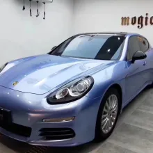 Metal Paint Mist Blue Vinyl Car Wrap K-6008