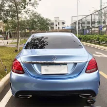 Metal Paint Mist Blue Vinyl Car Wrap K-6008