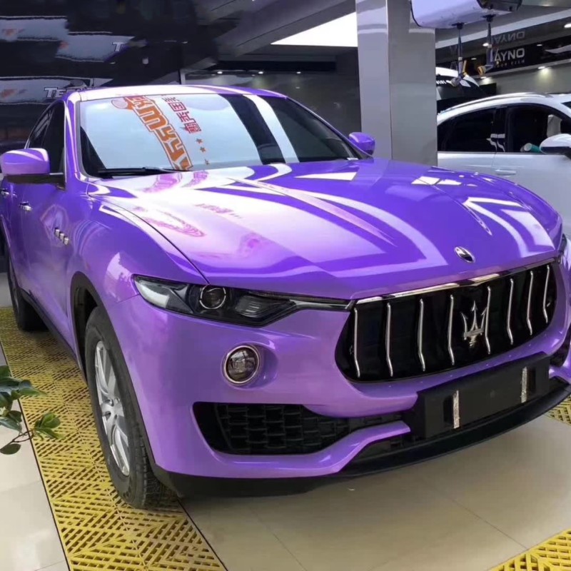 Twin Candy Magic Purple Vinyl Car Wrap K-5012 02