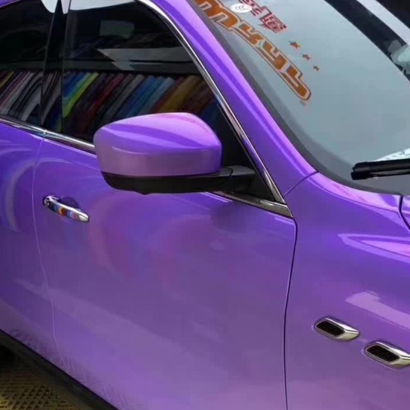Twin Candy Magic Purple Vinyl Car Wrap K-5012
