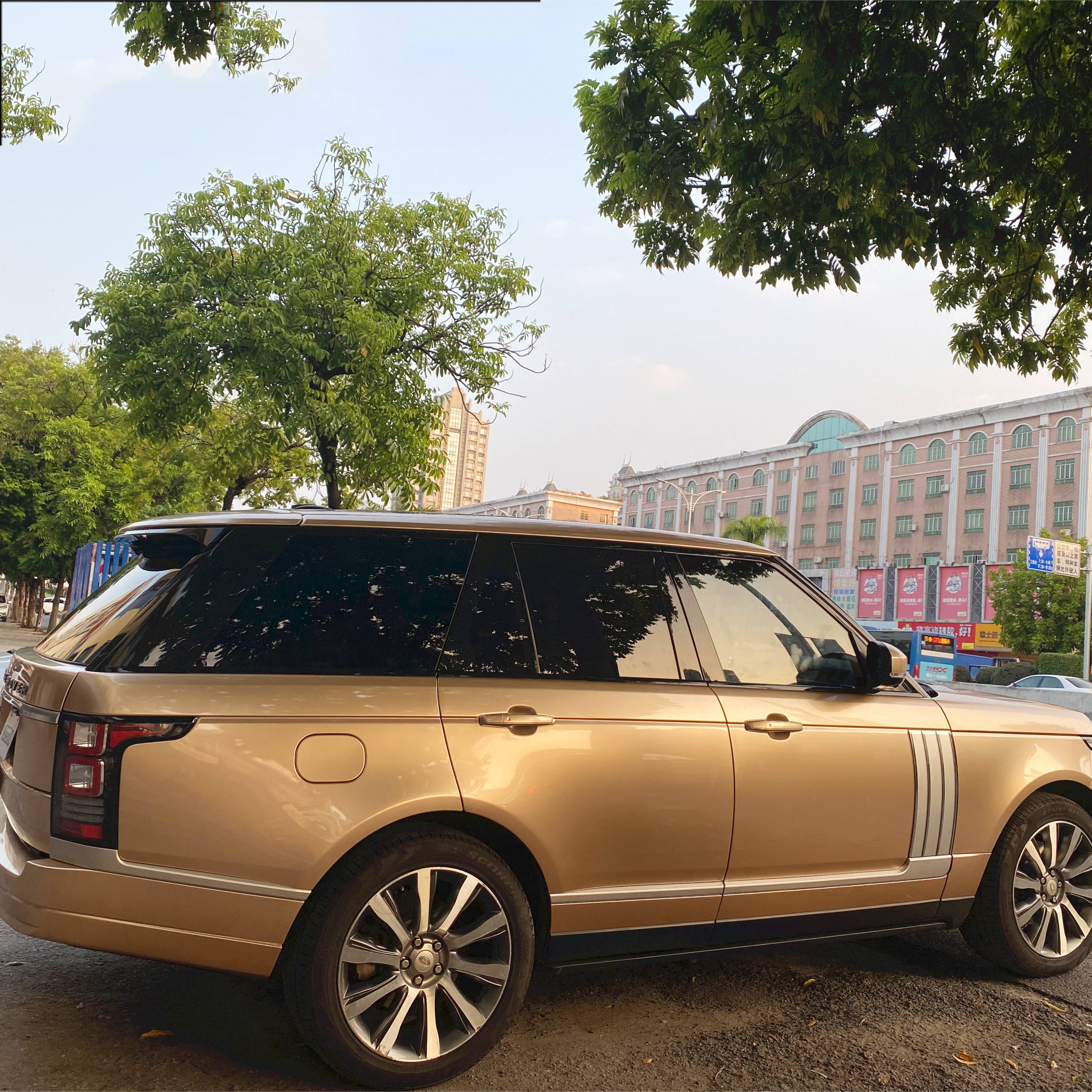 Glossy Champaign Dark Gold Vinyl Car Wrap K-2111