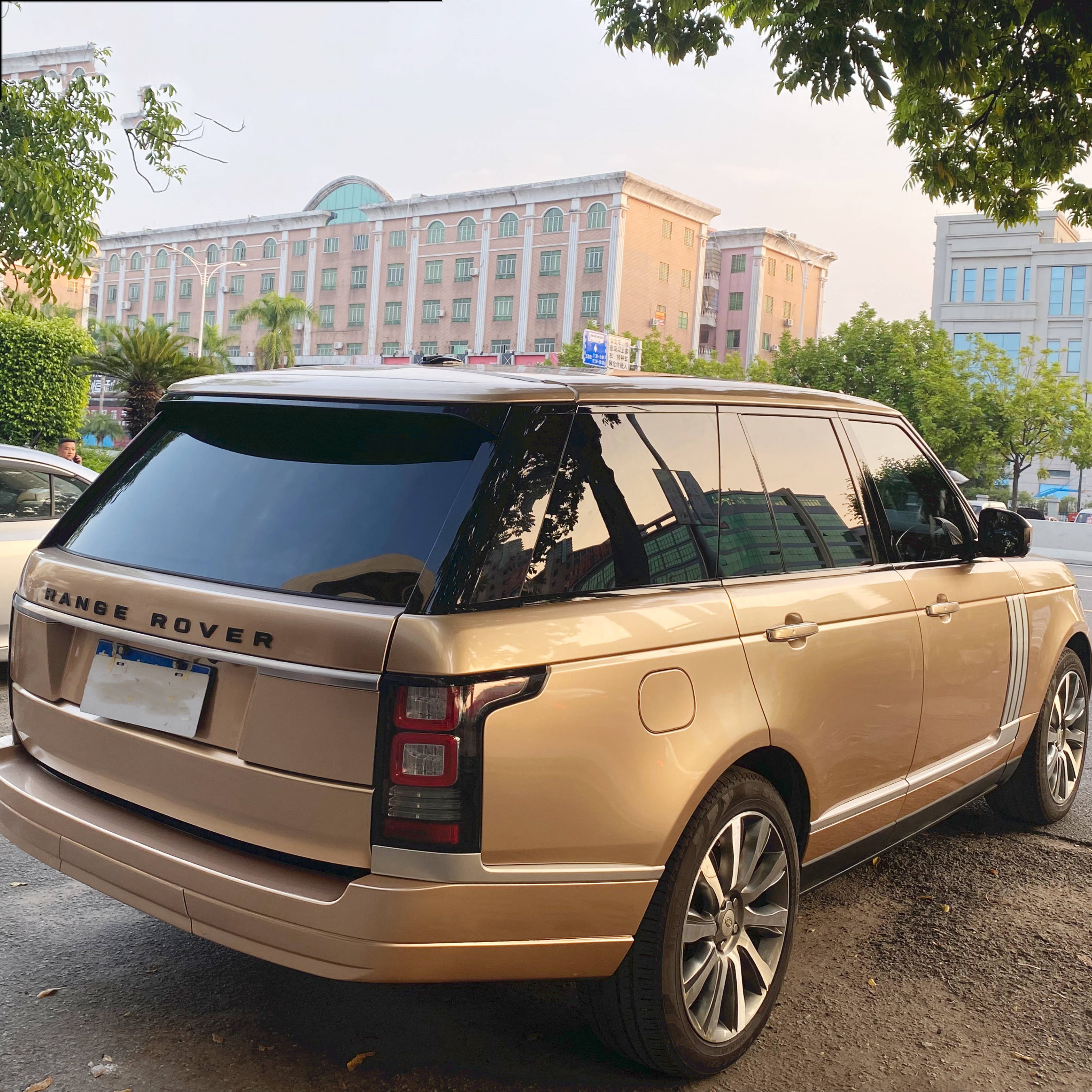 Glossy Champaign Dark Gold Vinyl Car Wrap K-2111